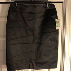 Black pencil skirt